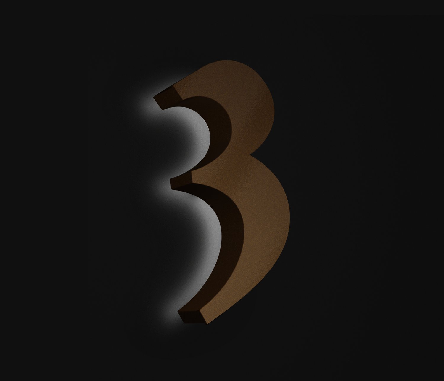 Profil 3 — 3D-Ansicht leuchtend