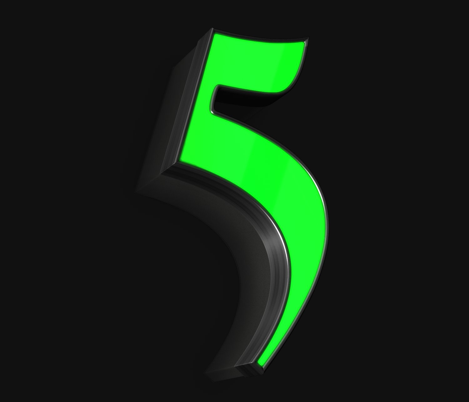 Profil 5 — 3D-Ansicht leuchtend