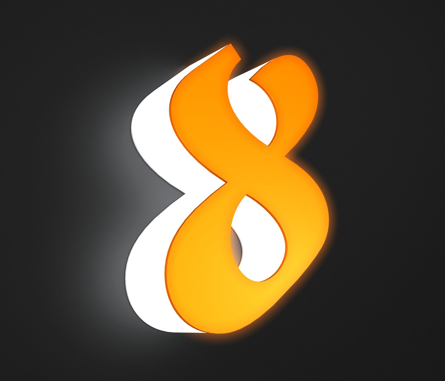 Profil 8 — 3D-Ansicht leuchtend