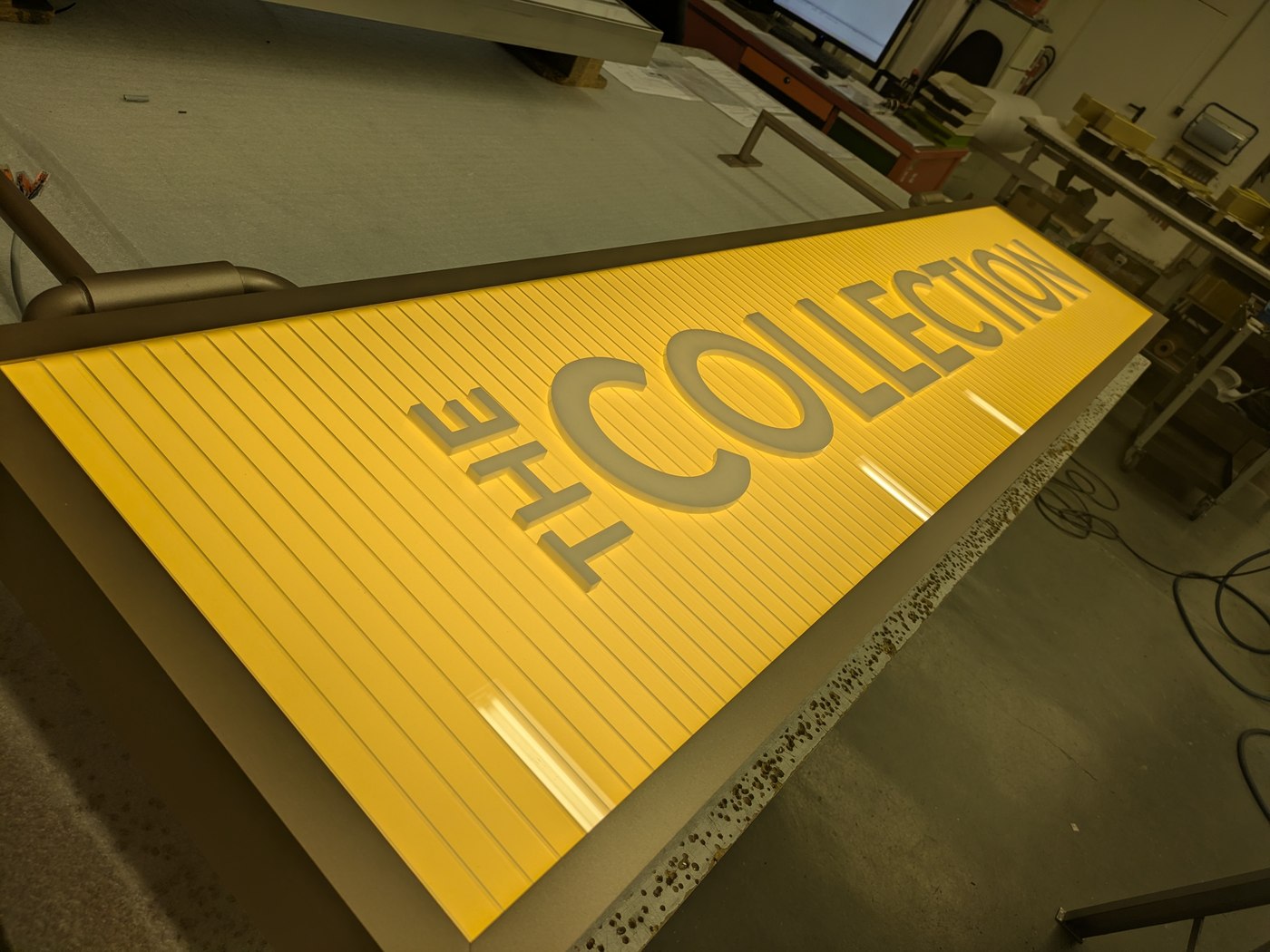 The Collection — fertig beleuchtet auf der Werkbank